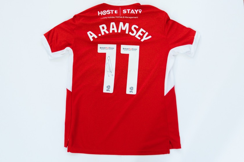 Aaron Ramsey's Middlesbrough Signed Match Worn Shirt
