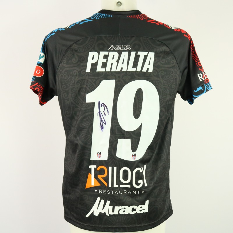 Maglia Peralta unwashed Catania vs Monterosi Tuscia 2024 - Autografata