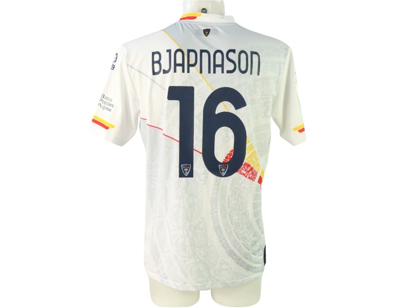 Bjarnason's Lecce Match-Issued Shirt, 2021/22