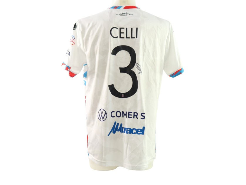 Celli's Signed Unwashed Shirt, Picerno vs Catania 2025 