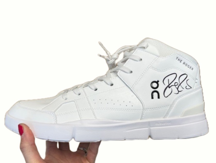 Roger Federer's Worn and Signed Shoes