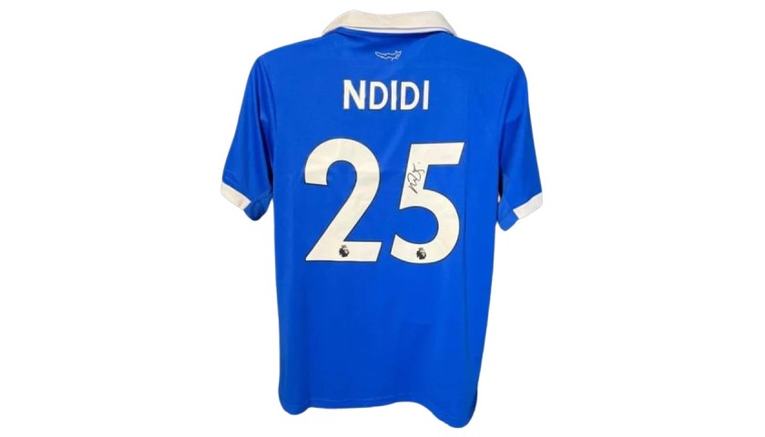 Wilfred Ndidi's Leicester City 2022/23 Signed Official Shirt 