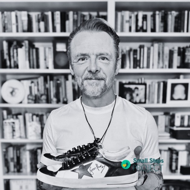 Simon Pegg's Worn and Signed Shoes