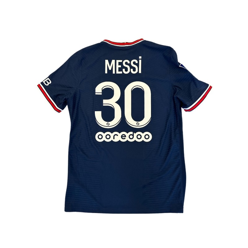 La maglia di Messi per la partita PSG 2022 contro Metz