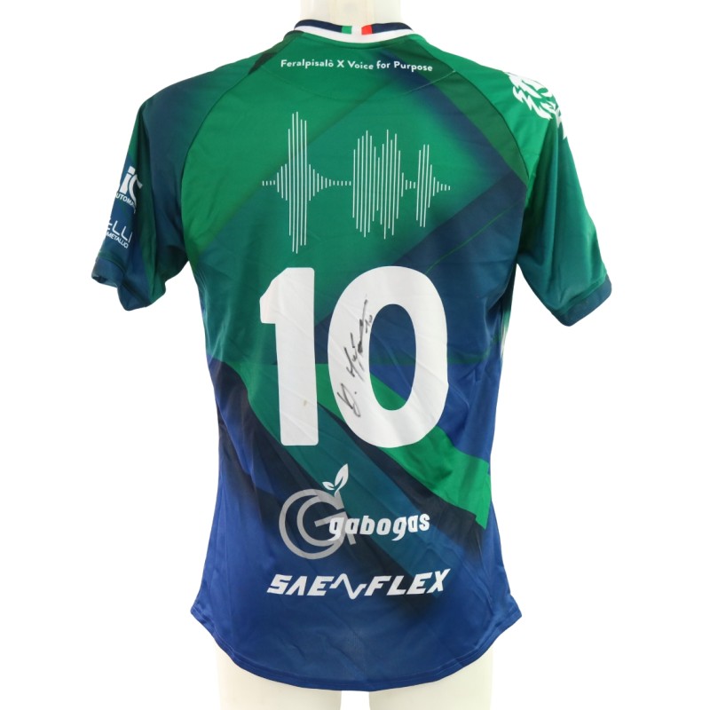 Di Molfetta's "Voice for Purpose" Signed Unwashed Shirt, Feralpisalò vs Lumezzane 2025