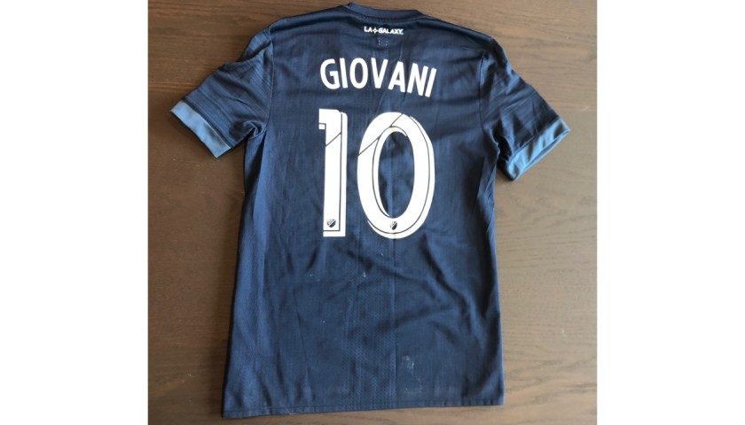 Giovani Dos Santos Worn and Unwashed Signed Shirt 