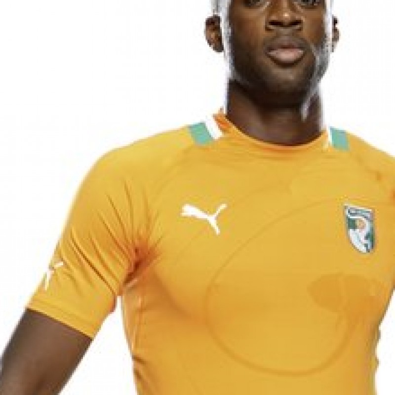 Ivory Coast Shirt Signed by Yaya Touré