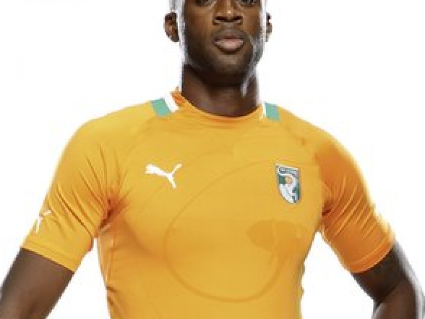Ivory Coast Shirt Signed by Yaya Touré