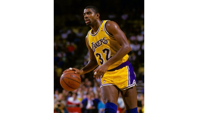 Magic Johnson Hand Signed NBA Basketball Personalized to You