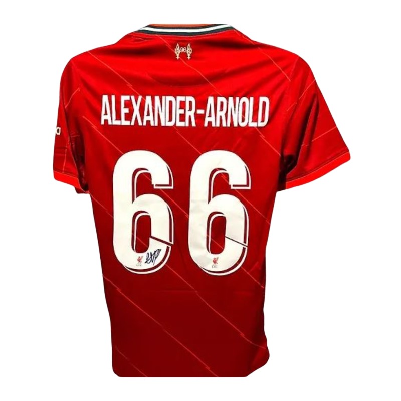 Trent Alexander-Arnold's Liverpool 2021/22 FA Cup Signed Official Shirt