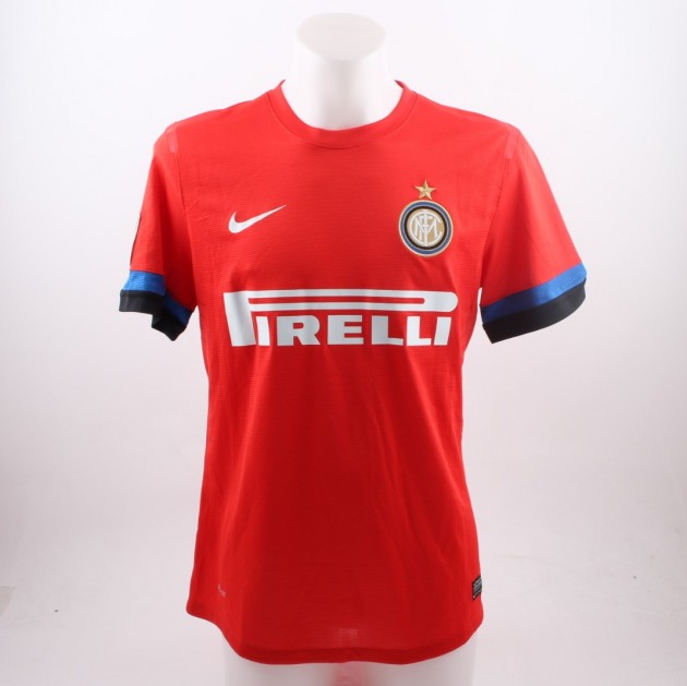 Kovacic Inter shirt, issued/worn Serie A 2012/2013