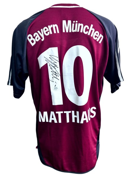 Matthaus' Bayern Munchen Signed Official Shirt, 2001/02