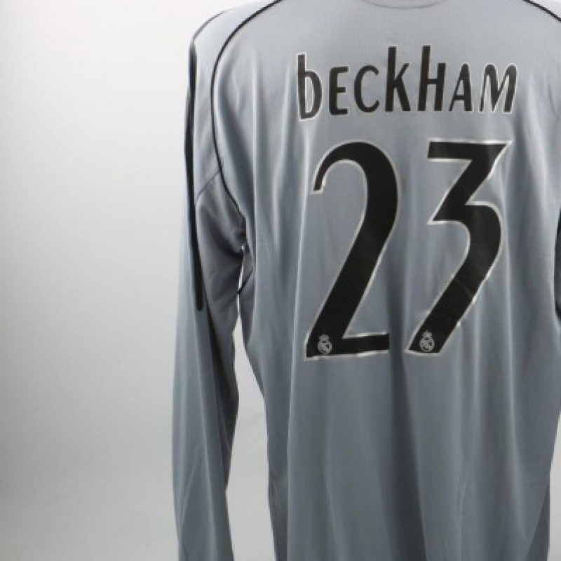 Beckham Real Madrid match worn shirt, La Liga 2005/2006