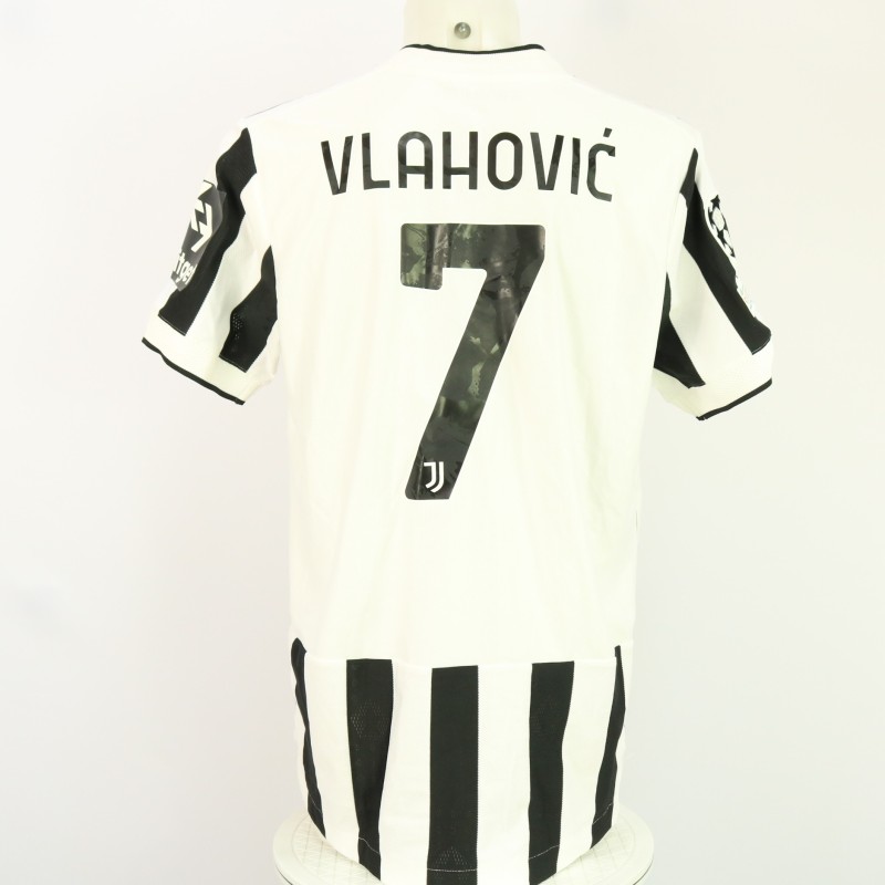 Vlahovic's Juventus Match Shirt, 2021/22 