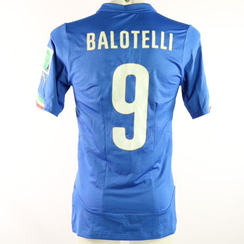 Balotelli's Italy Match, Shirt, WC 2014 Qualifiers
