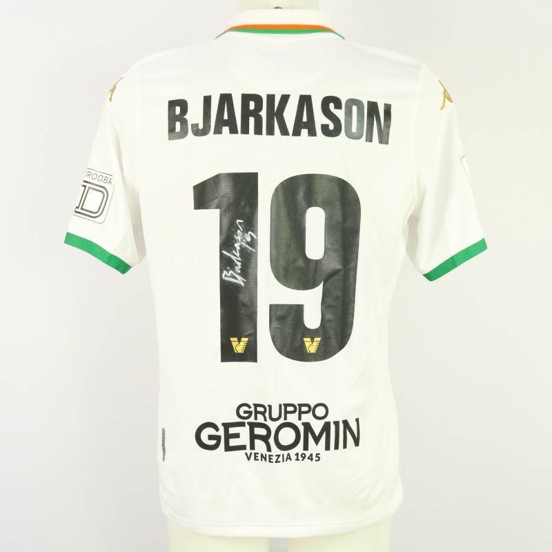 Bjarkason's Unwashed Signed Shirt, Venezia vs Feralpisalò 2024 "Team E1 Drogba"