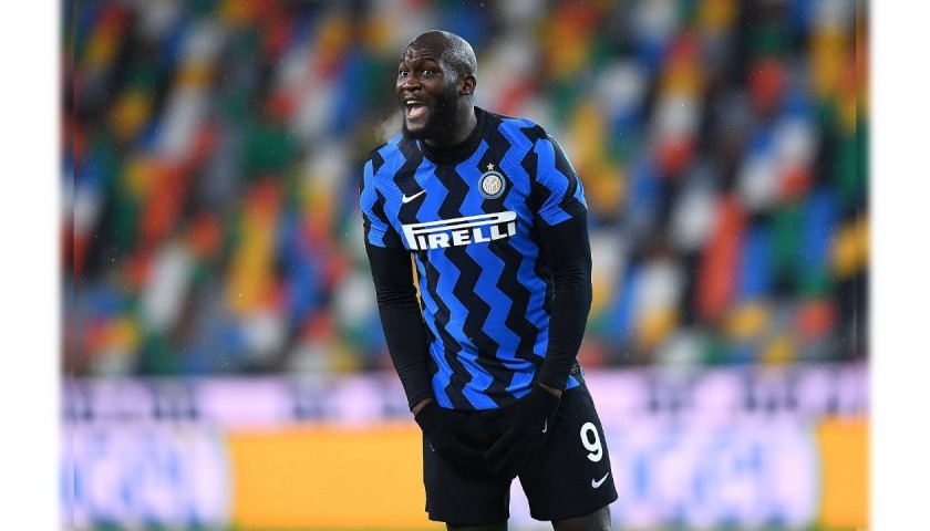 Lukaku's Official Inter Shirt, 2020/21 - Signed by the Squad