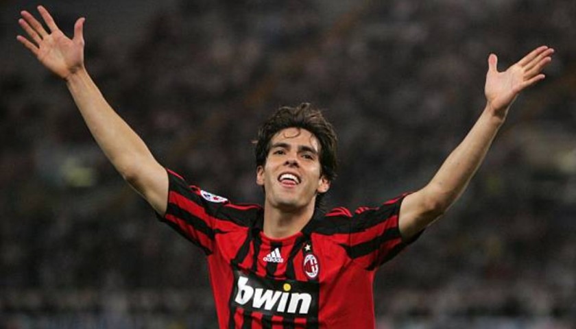 Kaka Official AC Milan Signed Shirt, 2007/08 - CharityStars