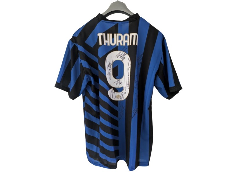 Maglia replica Thuram Inter, 2024/25 - Autografata dalla rosa