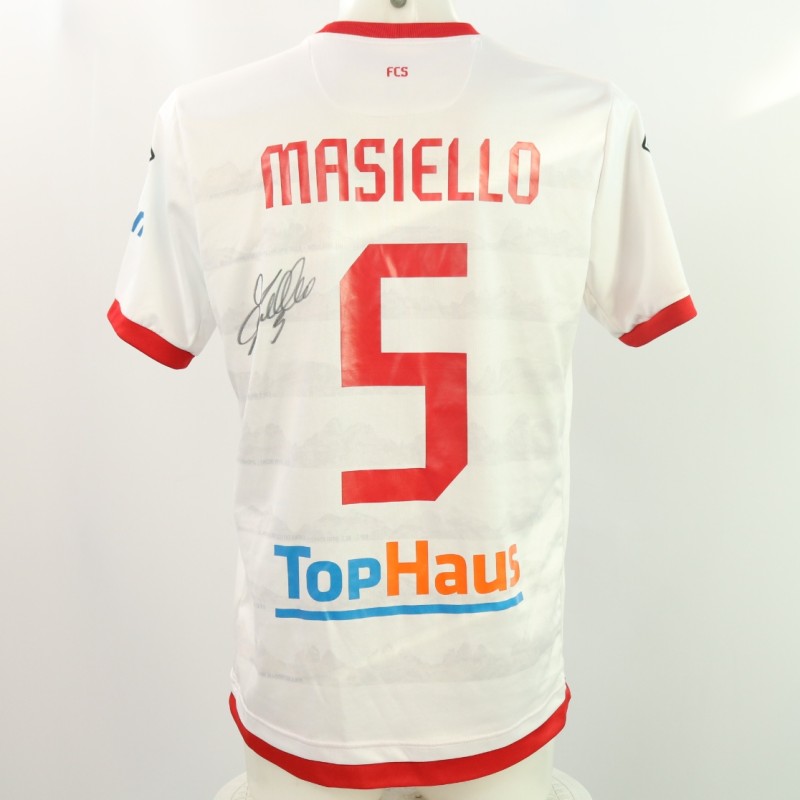 Masiello's Signed Unwashed Shirt, Sudtirol vs Frosinone 2024