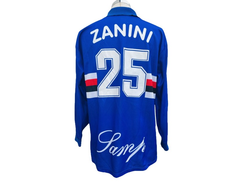 R - Zanini's Sampdoria Match-Issued Shirt, 1996/97