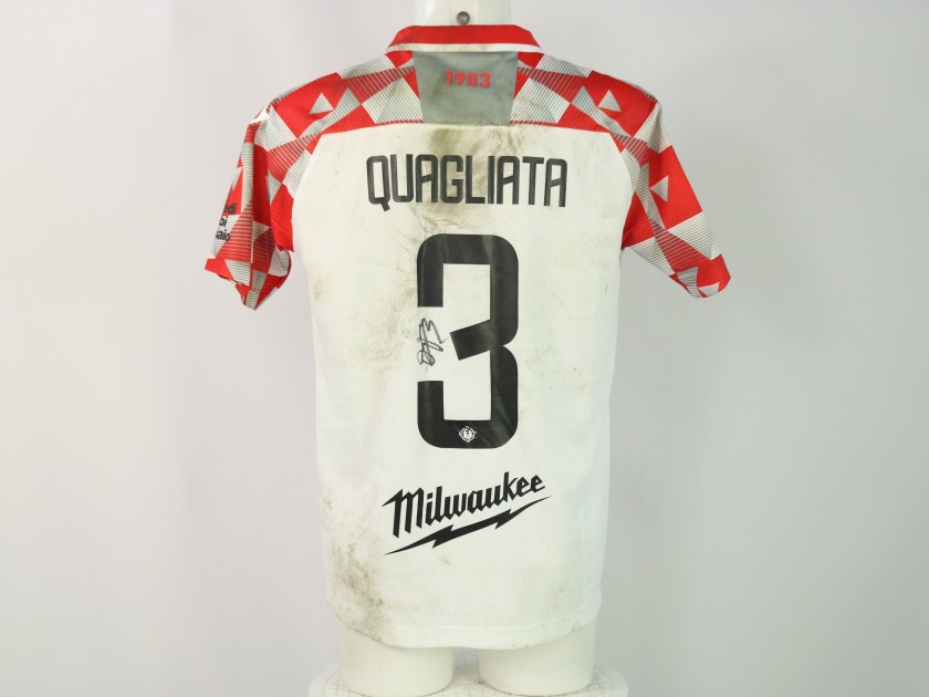 Quagliata's Signed Unwashed Shirt, Modena vs Cremonese 2024