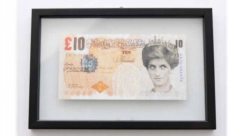 Original Banksy Di-Faced Tenner 