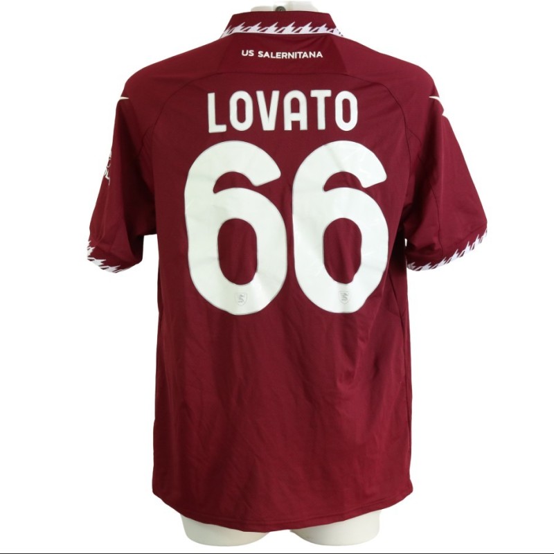  Lovato's Worn Shirt, Salernitana vs Augsburg 2023