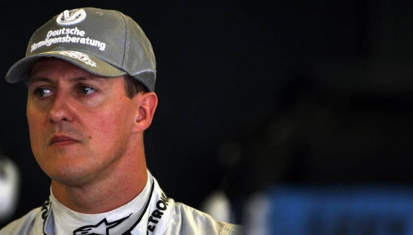 DVAG Driver's Cap 2010 Signed by Michael Schumacher