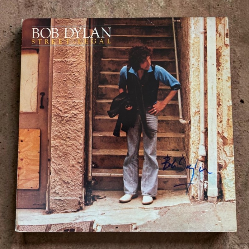 Bob Dylan Signed Vinyl LP