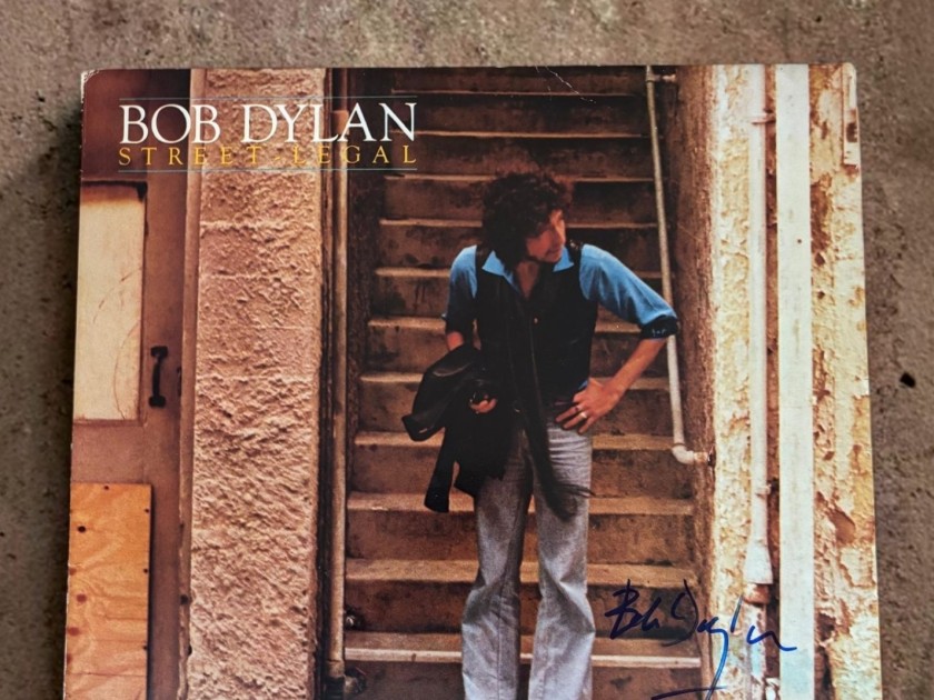 Bob Dylan Signed Vinyl LP