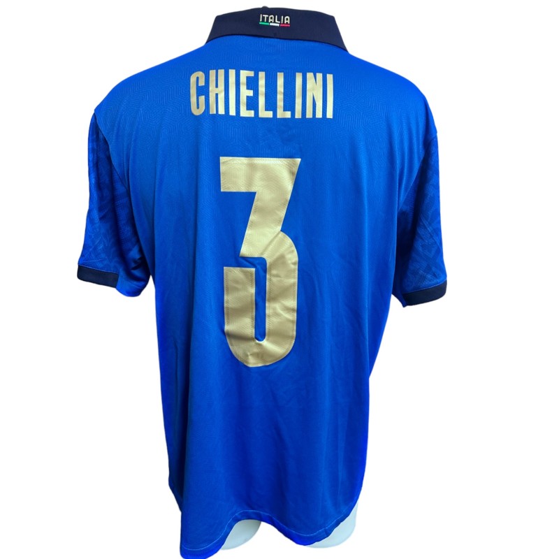 Chiellini's mMatch Shirt Italy vs England, European Championship Final 2021