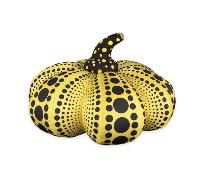 "Pumpkin Soft Sculpture (Large Yellow)" by Yayoi Kusama