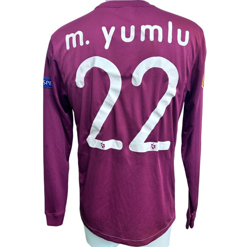Yumlu's Match Worn Shirt, Lazio vs Trabzonspor 2013