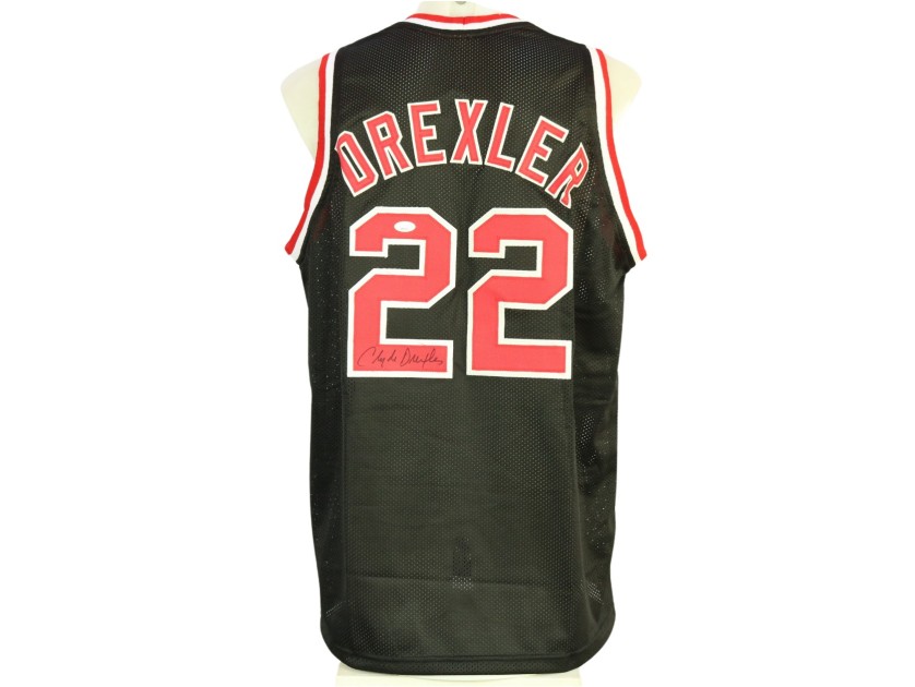 Drexler Replica The Glide Signed Jersey + COA