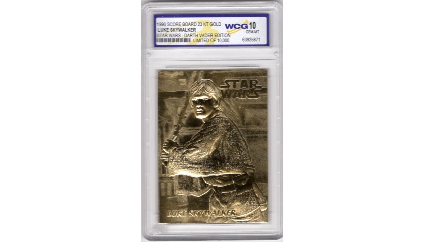 Star Wars: Luke Skywalker Limited Edition Gold Card