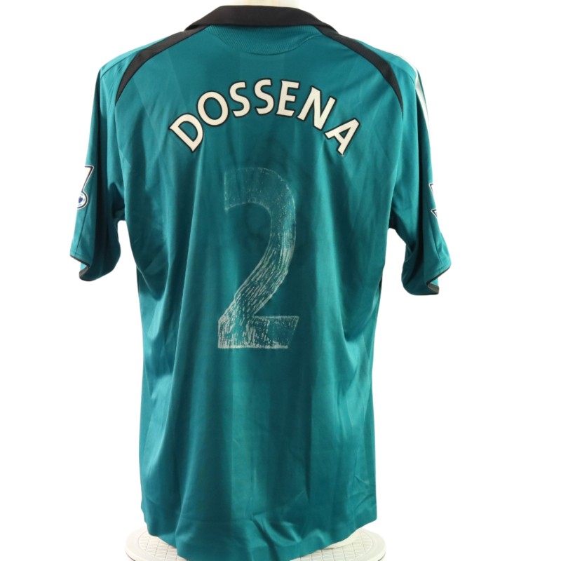 Dossena's Liverpool Match-Issued Shirt, 2008/09