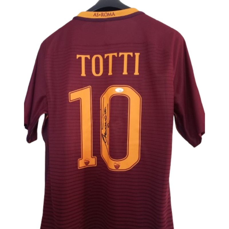 Maglia Preparata Totti Roma, 2016/17 - Autografata