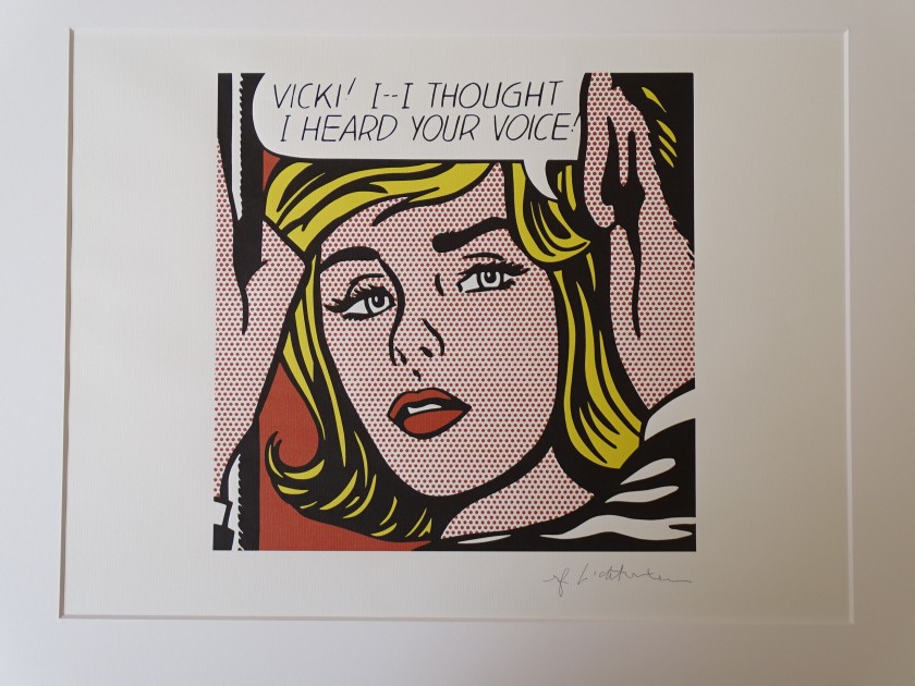 Roy Lichtenstein "Vicki! I--I Thought I Heard Your Voice!"