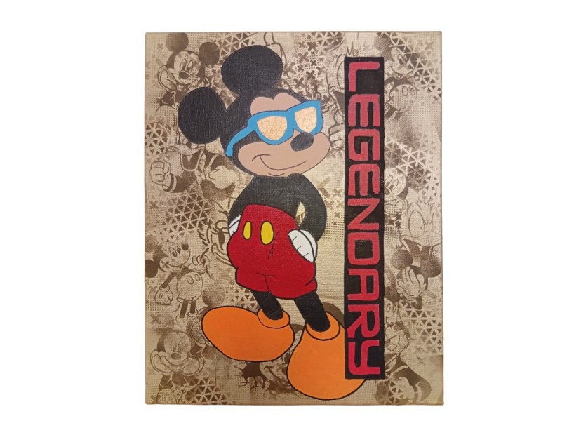 ´Legendary Mickey' Acrylic on Canvas by Melissa Stok