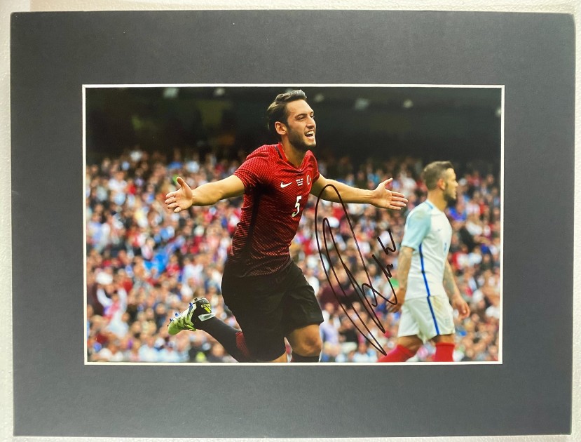 Hakan Calhanoglu's Turkey Signed and Framed Picture