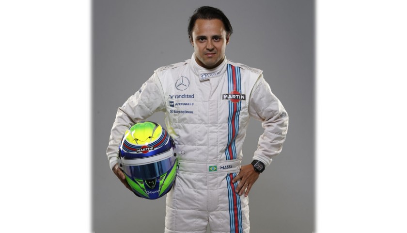 Williams Mini Helmet 2016 - Signed by Felipe Massa