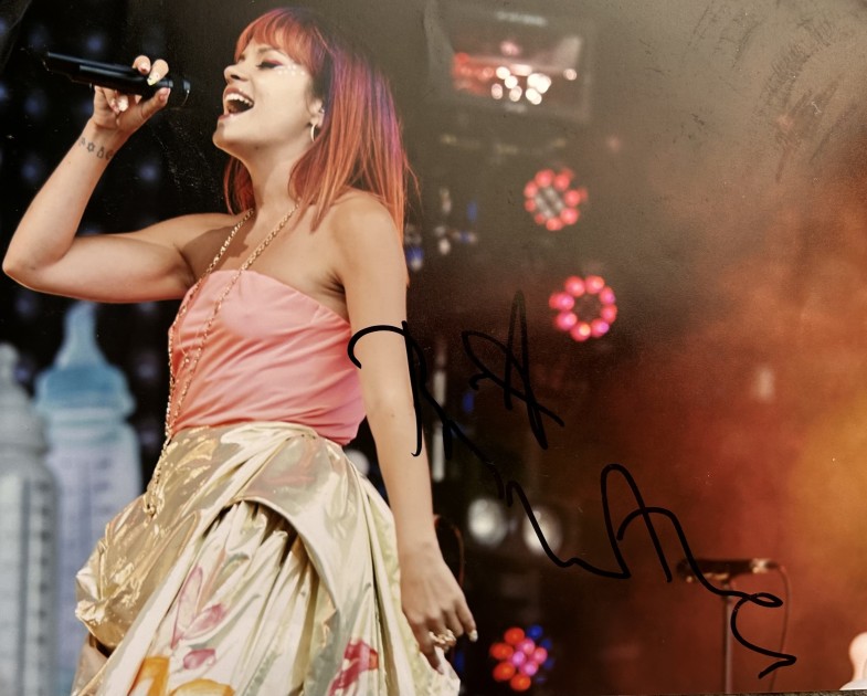 Lily Allen Signed Photograph