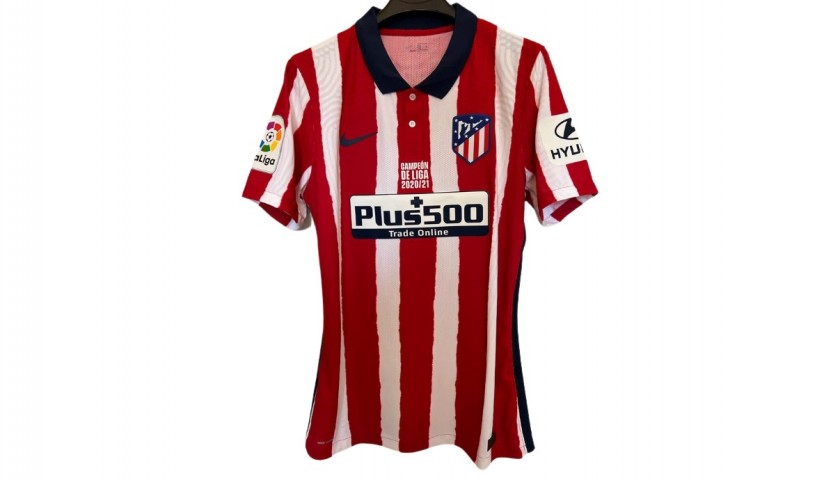 Joao Felix s Atletico Madrid Match Shirt 2020 21 Campeon de La