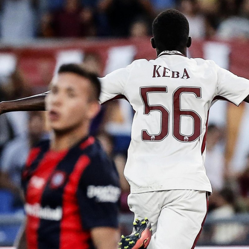 Match worn Keba, Roma-San-Lorenzo 3/09/16