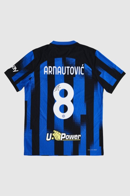 Dimarco's Inter Shirt, 2023-2024, Signed with personalized Dedication -  CharityStars