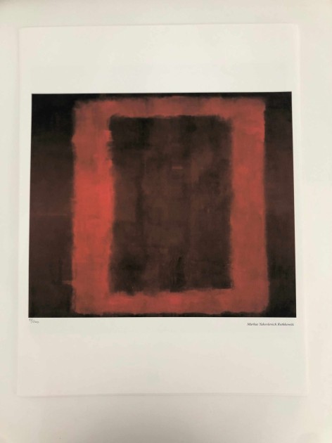 Mark Rothko Signed Offset Lithograph