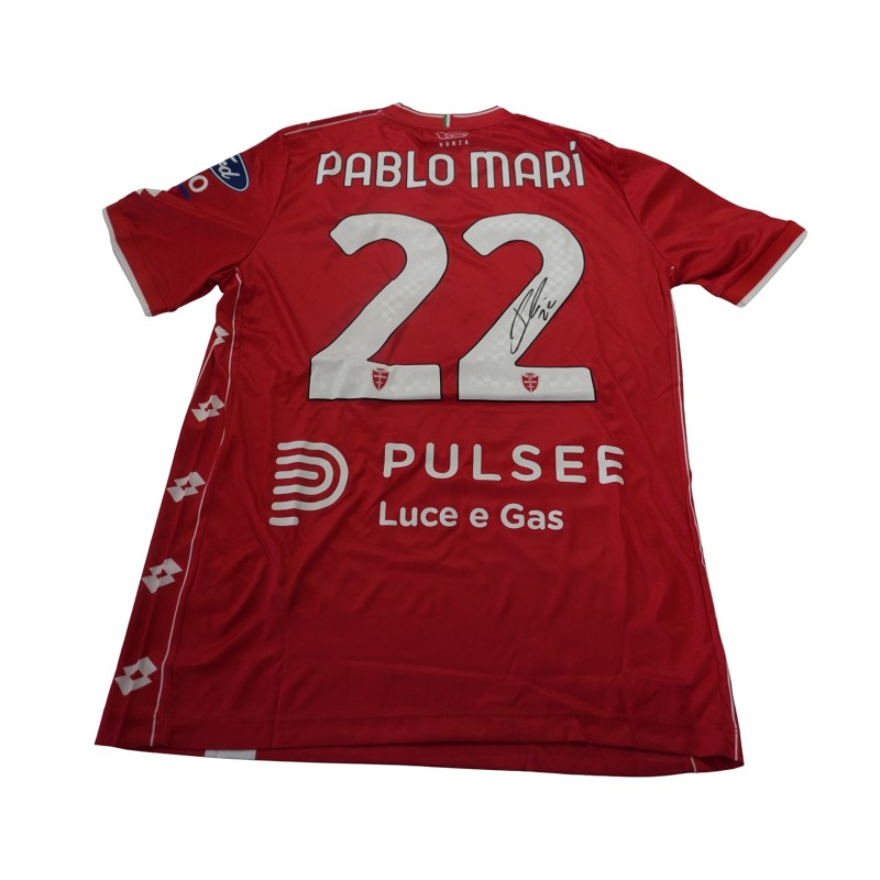 Pablo Marì Official Monza Signed Shirt, 2024/25