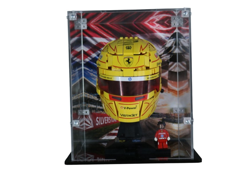 Lewis Hamilton's Ferrari signed Lego 