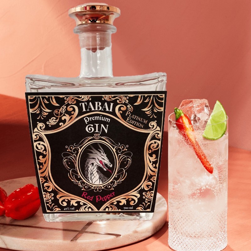 Gin Premium Red Pepper Tabai 